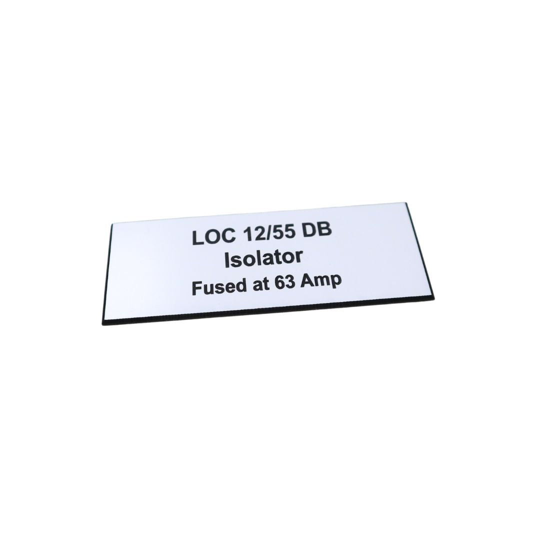 Endurance® Acrylic Laser Engraved Asset Labels