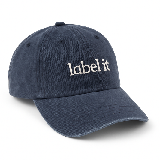 Silver Fox Label It Cotton Baseball Cap