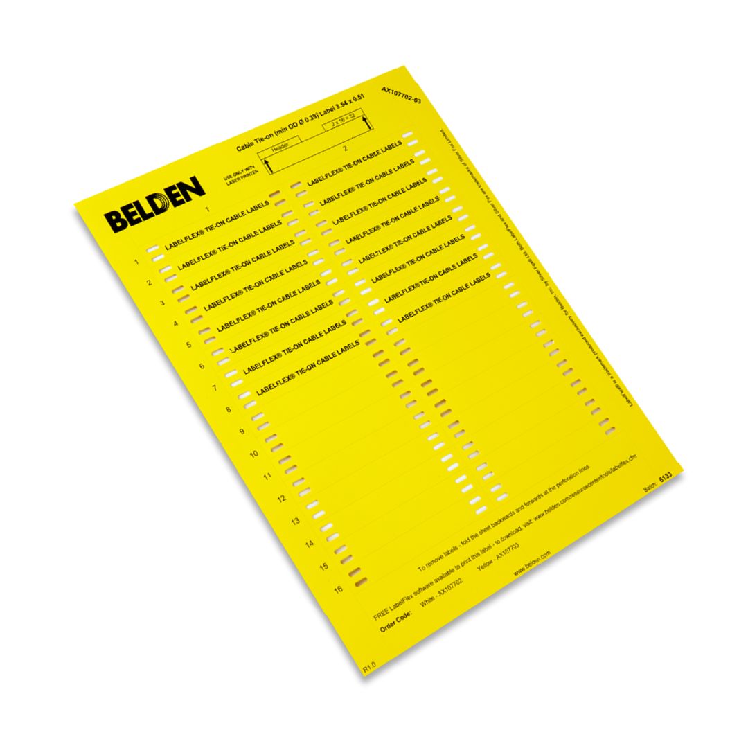 LabelFlex® Laser Tie-on Cable Labels