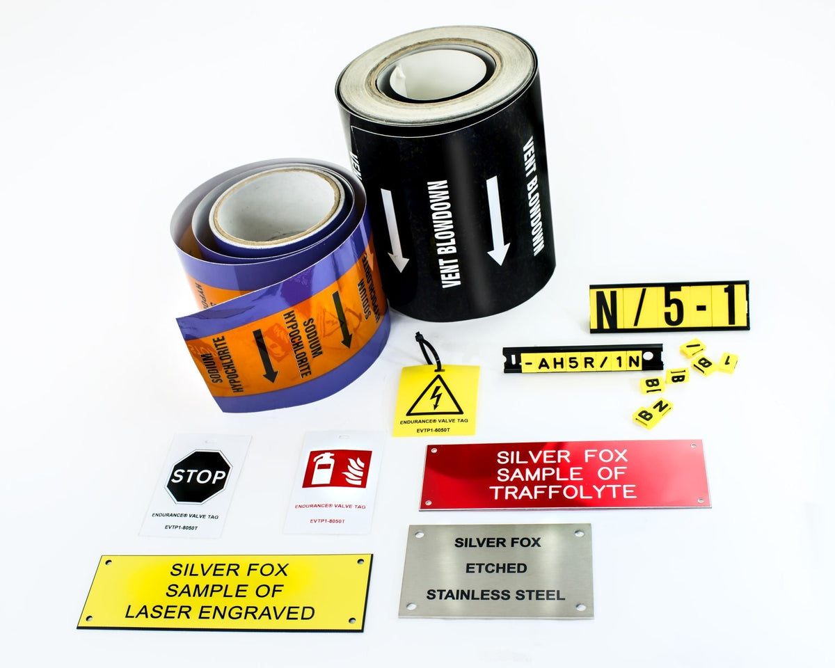 Chamber Labels How to Label Pipes According to ISO Standards – Silver Fox Limited