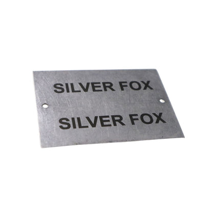 Endurance® Stainless Steel Engraved Asset Labels