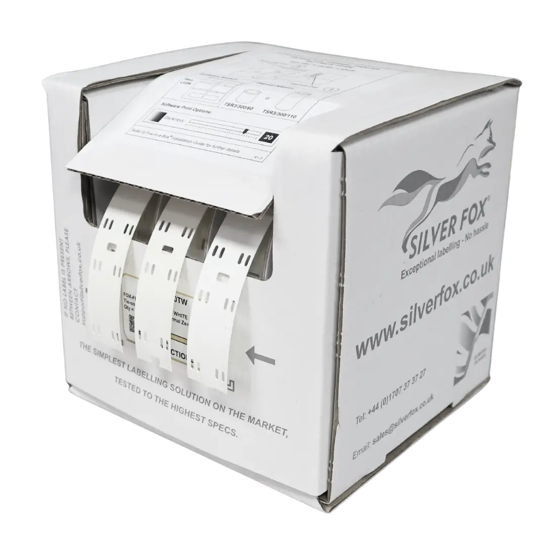 Fox-Flo® UV Stable, LSZH Tie-on Cable Labels