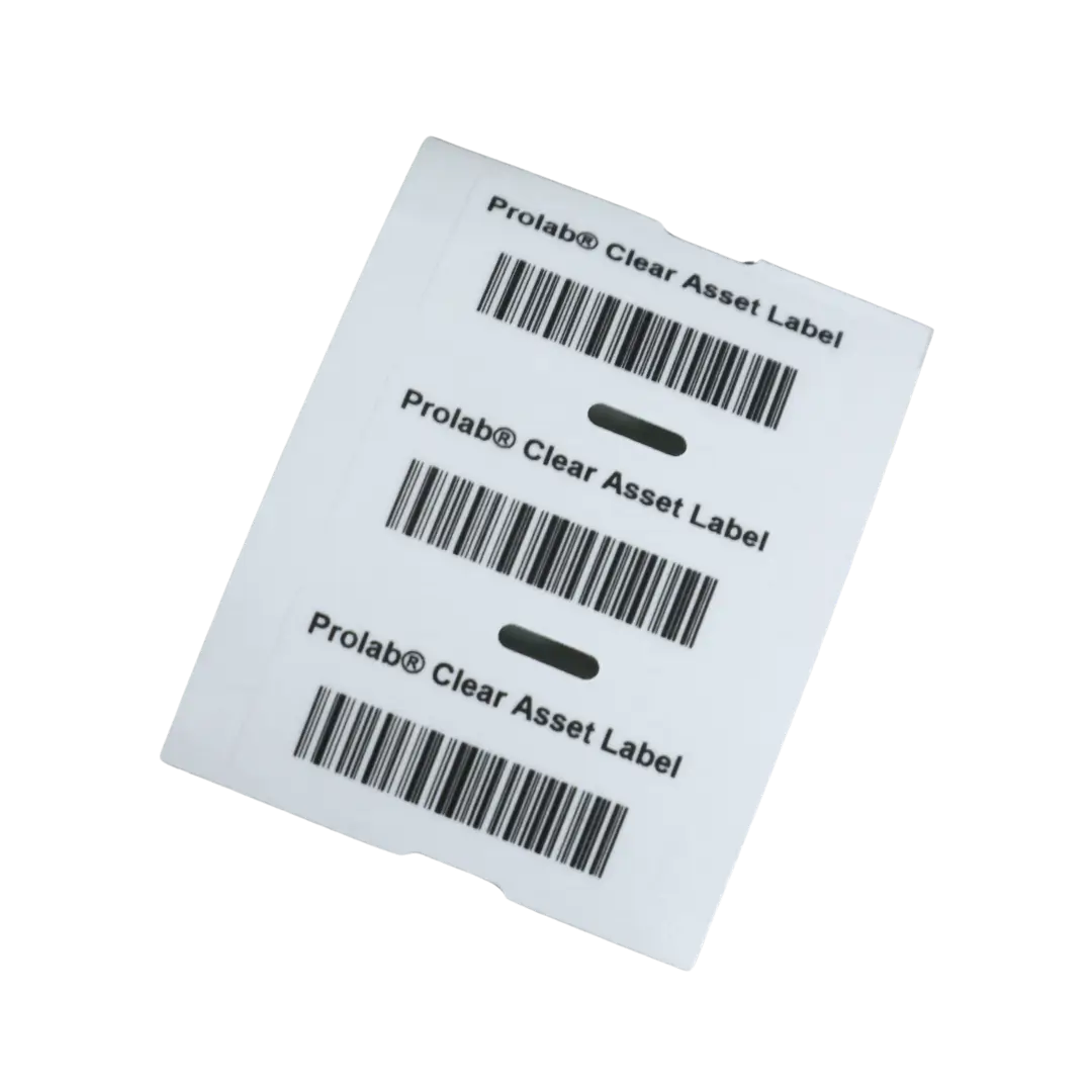 Prolab® Clear Asset Labels