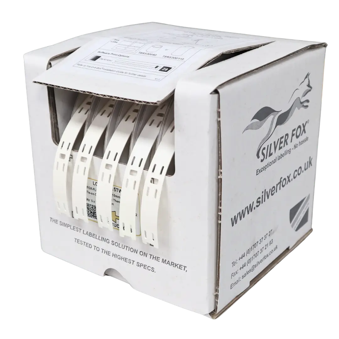 Fox-Flo® UV Stable, LSZH Tie-on Cable Labels