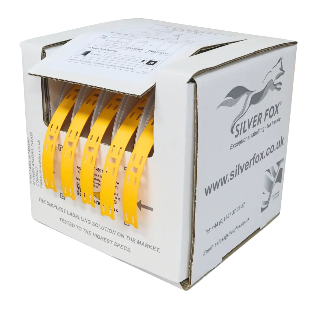 Fox-Flo® UV Stable, LSZH Tie-on Cable Labels