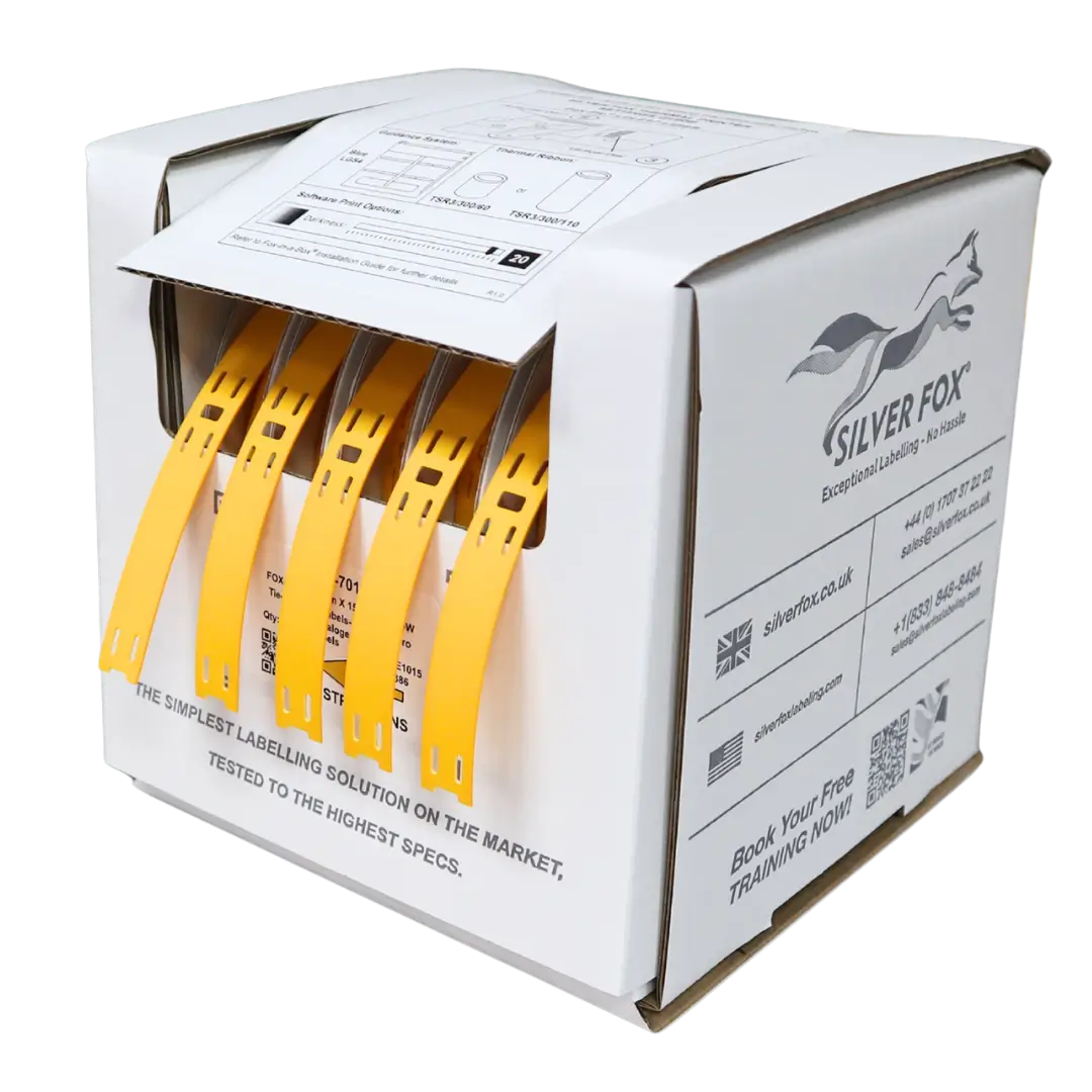 Fox-Flo® UV Stable, LSZH Tie-on Cable Labels