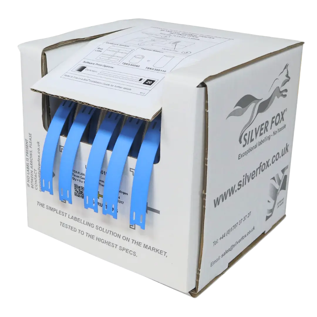 Fox-Flo® UV Stable, LSZH Tie-on Cable Labels